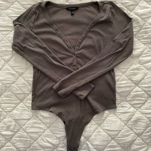 Banana republic button front bodysuit